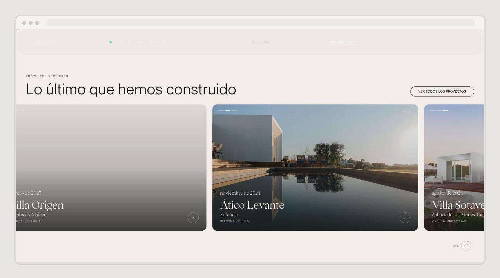 Detalle del proyecto Amara