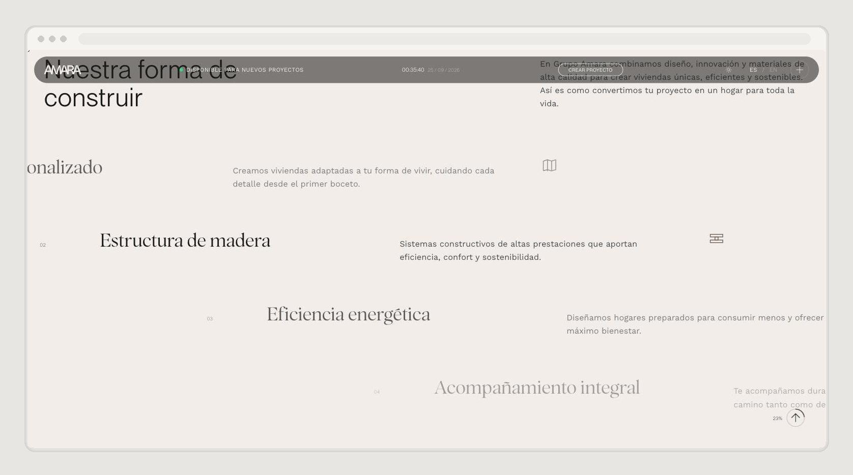 Detalle 2 del proyecto Amara