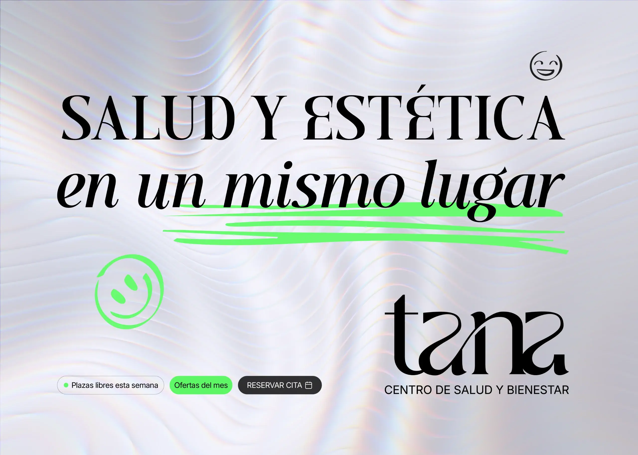 Tana, centro de salud y bienestar en Valencia: «Salud y estética en un mismo lugar» y botón para reservar cita